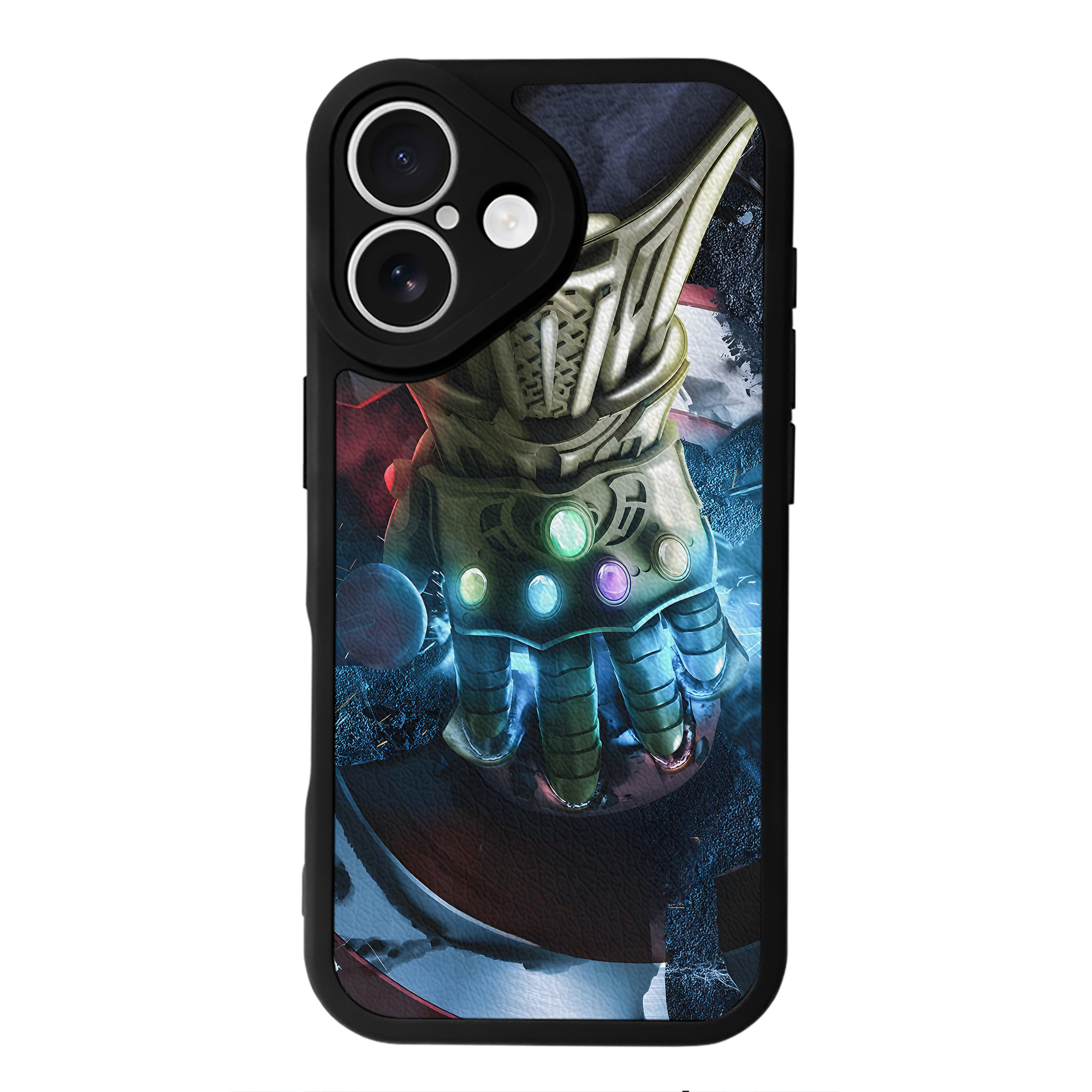 （画像用） アベンジャーズ The Avengers 【iPhone 16シリーズ対応】シリコンスマホケース（レザー調） 材質：シリコン